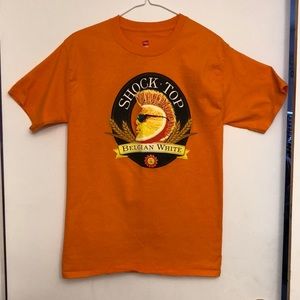 Shock Top Belgian White Hanes size small orange